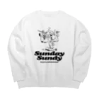 SUNDAYS GRAPHICSのSUNDAY SUNDY No.2 ビッグシルエットスウェット