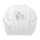 あおたまのﾀﾞﾎﾞ Big Crew Neck Sweatshirt