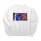 ひののHINORIKU2020 Spring Big Crew Neck Sweatshirt