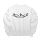 スリーオースパイスのおうちで(も)食べよう〜Let's take it home :D〜 Big Crew Neck Sweatshirt