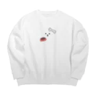 犬好きの主のShiro shiro special Big Crew Neck Sweatshirt