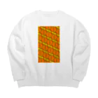 気ままに創作　よろず堂のサーヴィエ行進曲　レトロ Big Crew Neck Sweatshirt