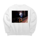 見習いのたいわんばにあ Big Crew Neck Sweatshirt