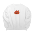 Xiangzhiの喜んでいるうさぎ Big Crew Neck Sweatshirt