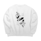 だんすだんすのミナ・ヌクッタ店のだんすだんすの陰陽師 Big Crew Neck Sweatshirt