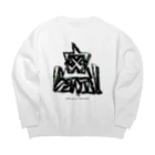 オオツボゲンキの店の密DEATH!(密です！) Big Crew Neck Sweatshirt