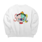 きみちゃんのお店のピカソちゃん Big Crew Neck Sweatshirt