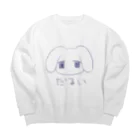 あくむ病院のだるい Big Crew Neck Sweatshirt