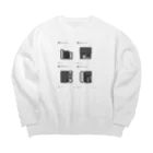 HANDSOMEのfollow me_ミニマリスト Big Crew Neck Sweatshirt