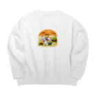 sn_wood99のSHY遊記 Big Crew Neck Sweatshirt