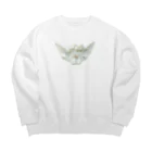 HeavenariumのHeavenarium angel Big Crew Neck Sweatshirt