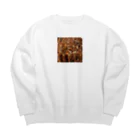 天文部 officialのgyoza Big Crew Neck Sweatshirt