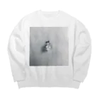 NASSYのクリアボールズピアス Big Crew Neck Sweatshirt