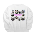 gackeyのシャンシャンのママ Big Crew Neck Sweatshirt