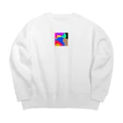 エルフ はるの色々な横顔 Big Crew Neck Sweatshirt