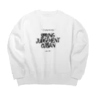 葉隠お宮のかくれがの春判定おじさんビッグスウェット Big Crew Neck Sweatshirt