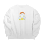 yurakomaruのわたしの補色。 Big Crew Neck Sweatshirt