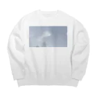 trickNFTartのblue sky Big Crew Neck Sweatshirt