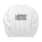 モモンヌの洋服屋さんのワルシャワ旧市街 Big Crew Neck Sweatshirt