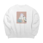 山田の店の風呂上り、ネイルぬりたがーる Big Crew Neck Sweatshirt