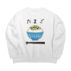 ユメデマデのたまごのふりかけ Big Crew Neck Sweatshirt