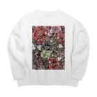 クッキーのドット絵スリスリくん Big Crew Neck Sweatshirt