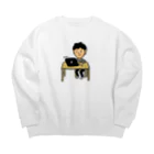 ツンデレボーイズの在宅勤務 Big Crew Neck Sweatshirt