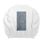 まるあるちのくままるっち Big Crew Neck Sweatshirt