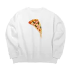 まいにちめんだこのお店のピッツァ Big Crew Neck Sweatshirt