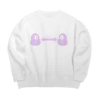 かわいいもののおみせ　いそぎんちゃくのソーシャルディスタンスゆめかわアマビエ Big Crew Neck Sweatshirt