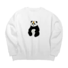 霊幻堂のキョンシーパンダ Big Crew Neck Sweatshirt