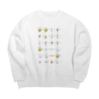 cosmicatiromのアルコール Big Crew Neck Sweatshirt