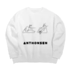 からばく社のレントゲン(アントンセン) Big Crew Neck Sweatshirt