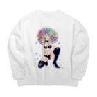 Moonbowのmoonbow lady Big Crew Neck Sweatshirt