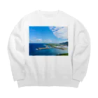 タピオカ義勇【フラグゴリラ教】のBeautiful sight of KumeIand Big Crew Neck Sweatshirt