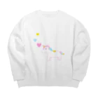 Natsukaのゆにるる Big Crew Neck Sweatshirt