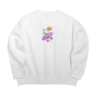 tamtamlandの想い人 Big Crew Neck Sweatshirt