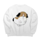 マツバラのもじゃまる謝罪 Big Crew Neck Sweatshirt