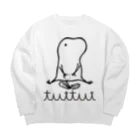 ついついのツイッターのtuituiのロゴ Big Crew Neck Sweatshirt