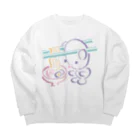 ヌトグランのミミハシ・らぁめん Big Crew Neck Sweatshirt