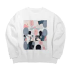 ダイスケリチャードの鮭定食 Big Crew Neck Sweatshirt