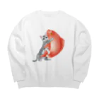 みらくしよしもの（公式）恋猫（姫ニャン） Big Crew Neck Sweatshirt