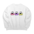 おにぎりやろうのパーカー３おにぎり Big Crew Neck Sweatshirt