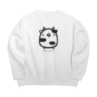 ひよこのもり工房のでかでかひよこうし Big Crew Neck Sweatshirt