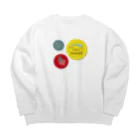 ゆるん屋。のvintage badge NuuuuN！ Big Crew Neck Sweatshirt