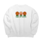 いのしし茶屋のスイカのパンツ Big Crew Neck Sweatshirt