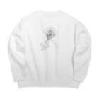 Atelier of K0_nakaのK Big Crew Neck Sweatshirt