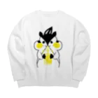 tafu tafuのレモネードしまさん Big Crew Neck Sweatshirt