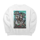 Mitsu-Zoのヨウムモデル Big Crew Neck Sweatshirt