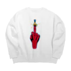 Mt.dogの指 Big Crew Neck Sweatshirt